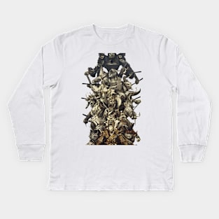 Abstract Creatures vol. III Kids Long Sleeve T-Shirt